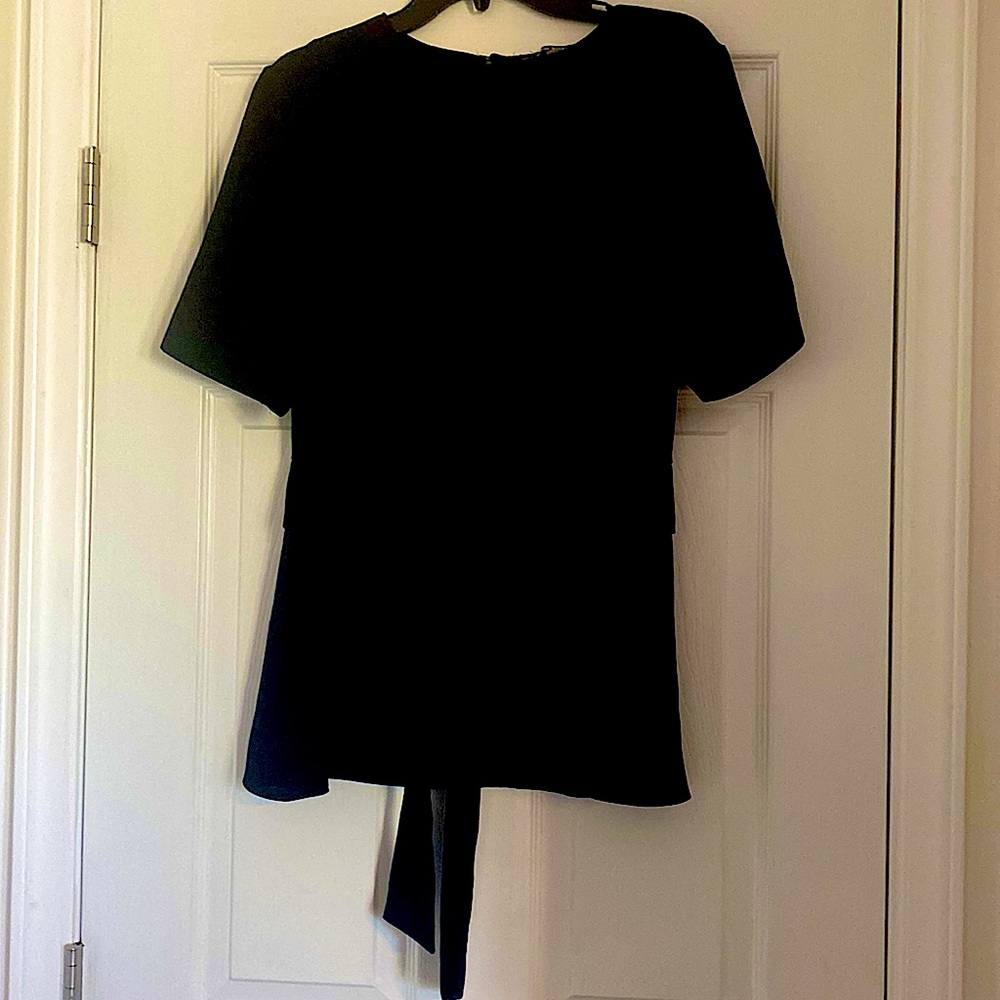 Nine West Wrap Shirt | Size: L | Black | Excellent Condition